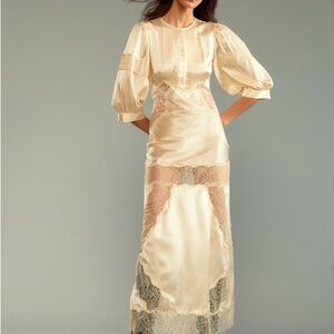 Cynthia Rowley Ivory Lure Lace Dress